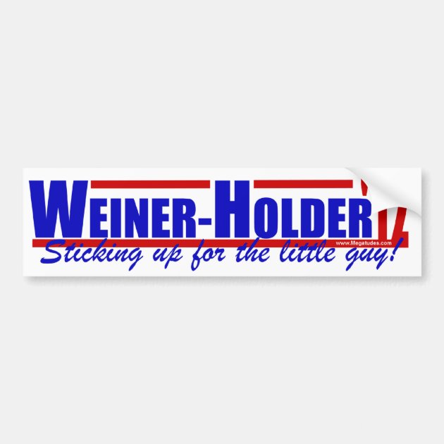 Anthony weiner bumper stickers